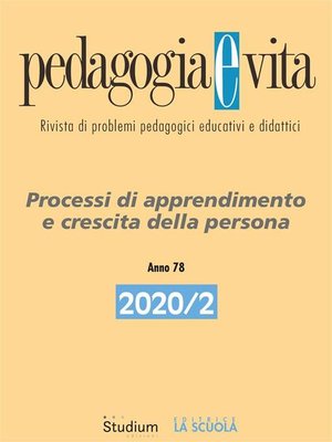 cover image of Pedagogia e Vita 2020/2